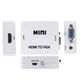 Переходник с HDMI на VGA Usams Converter Mini видео адаптер Full HD для ноутбука конвертер на телевизор, монитор, проектор - изображение 6