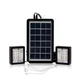 Настінний вуличний ліхтар-прожектор на сонячній батареї Solar 6v3w, COB, IP66 з датчиком руху + пульт керування - зображення 7