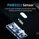 Игровая мышь AJAZZ AJ179 V2 White | PAW3311 | 12000 DPI | 49 г | Tri-Mode (2.4G / Bluetooth / USB-C) | RGB - изображение 6