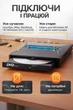 Внешний оптический привод DVD-привод 9в1 CD/DVD с USB 3.0 + Type-C хабом с кардридером MicroSD/SD/Type-C для ноутбука ПК и MacBook - изображение 3
