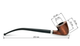 Курильна люлька Kaf "Craig" Churchwarden pear acrylic - изображение 7