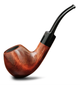 Люлька для куріння Kaf "Fishwick" pear acrylic - изображение 1