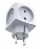 Сетевой фильтр разветвитель тройник 4 евро розетки Ldnio 3680W/16A Белый - зображення 4