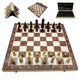 Игра Newt Set 3 шахматы классические магнитные деревяные 40х40 см (NE-LG-CH5) - изображение 2
