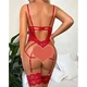 Комплект белья Кружево L-XL Красный (2/52) - изображение 2
