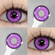 Линзы цветные Magister без диоптрий фиолетовые Violet 0098FL + контейнер для хранения - изображение 2