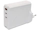 Мережевий зарядний пристрій Remax RP-U106, 140W, 2C+1A, GaN, Білий - зображення 4
