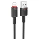Кабель USB Borofone BX110, Lightning, 2.4A, 1m, Чорний - зображення 1