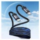 Кабель USB Usams US-SJ704, 60W, Magnetic Data Cable, Type-C To Type-C, Rui Series, 1m, tarnish - зображення 5
