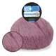 Пряжа Candy-Yarn Mohair 75%, Пепельная роза №12 - тонкая мохеровая пряжа с полиамидом 25 г / 237 м, для ажурных узоров, свитеров, шалей и кардиганов - изображение 1