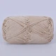 Пряжа YarnArt Macrame Кофе с молоком №166, полиэстеровый шнур 2,5 мм, нитка для вязания крючком и спицами, полиэстер 100% - изображение 3