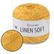 Пряжа YarnArt Linen soft, Солнечный №7306, 100 г 272 м- нить лен, вискоза, хлопок для вязания - изображение 1