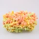 Alize Puffy Fine Color, №6313 (100г/14м) плюшевая фантазийная пряжа с готовыми петлями для вязания руками пледа игрушек и балаклавы, Ализе Пуффи Файн - изображение 3