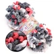 Alize Puffy Fine Color, №6518 (100г/14м) плюшевая фантазийная пряжа с готовыми петлями для вязания руками пледа игрушек и балаклавы, Ализе Пуффи Файн - изображение 1