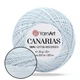 YarnArt Canarias, Голубой №4917, 100% мерсирезованный хлопок 20 г/203 м, тонкая нить для кружевного вязания, пряжа для салфеток, фриволите - изображение 1