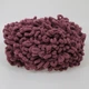 Alize Puffy Fine NEW, Темна вишня №956 (100г/14м) плюшева нитка з готовими петлями для в'язання руками пледа іграшок та балаклави, Алізе Пуффі Файн - зображення 3