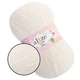 Пряжа акриловая Ализе Шекерим Беби, Alize Sekerim Bebe, Жемчужный №450, 100 г/320 м, акрил, для вязания спицами и крючком, для детской одежды, пледов - изображение 1