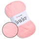 Пряжа YarnArt Baby, Персик №204, 100% акриловая детская нитка для игрушек, пинеток, пледов, одежды, для вязания спицами и крючком - изображение 1