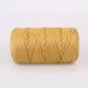 Шнур для макраме Popyarn Macrame XL, Золото №417, 250 г / 125 м, 100% поліпропілен - для в'язання сумок, килимків, кошиків, панно, декору - зображення 3