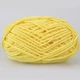 YarnArt Dolce Baby, Жовтий №761 - плюшева пряжа ЯрнАрт Дольче Бебі, 50 г / 85 м, для в'язання іграшок, пледів, пінеток та дитячого одягу - зображення 3