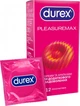 Презервативы латексные с силиконовой смазкой Durex Pleasuremax (с ребрами и точками) 12 шт (5038483204016) - изображение 1