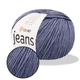 YarnArt Jeans, Графит №68 – пряжа нити для вязания спицами и крючком (игрушки, одежда), 55% хлопок, 45% акрил, 50 г/160 м, полухлопок Ярнарт - изображение 1