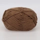 Пряжа Milk Cotton Кофе №34, хлопок с молочным акрилом для вязания, мягкая детская пряжа 50г/100м для вязания игрушек и одежды - изображение 3