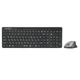 Беспроводной комплект клавиатура и мышь A4Tech Fstyler FG2400 Air Mouse 2.4 ГГц Black (FG2400 Air2 Black) - изображение 1