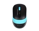 Беспроводной комплект клавиатура и мышь A4Tech FG1010 2.4 ГГц Black-Blue (FG1010 Blue) - изображение 4
