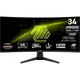 Монітор ігровий вигнутий 34" MSI MAG 346CQ VA 3440x1440 180 Гц 300 кд/м² Black - зображення 1
