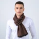 Шарф чоловічий LuckyLOOK Denis 33x178 см Коричневий (883-123) - изображение 2