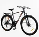 Велосипед Спортивний 29 дюймів Corso Fisher FS-260 обладнання Shimano сталева рама 21 дюймів 21 швидкість. Black and Orange (177325) - зображення 2