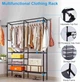 Вішалка для одягу No Brand Simple Coat 86x43x173 см Чорний (2104619112) - зображення 2
