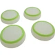 Накладки на стики Thumb Grips 4-pack для PS4/PS5/Xbox White Green [122996] - изображение 2