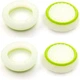 Накладки на стики Thumb Grips 4-pack для PS4/PS5/Xbox White Green [122996] - изображение 5