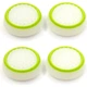 Накладки на стики Thumb Grips 4-pack для PS4/PS5/Xbox White Green [122996] - изображение 6