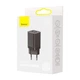 Мережевий зарядний пристрій Baseus Super Si Pro Quick Charger C+U 30W EU чорний CCSUPP-E01 - изображение 5