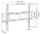 Кронштейн настінний X-Digital STEEL SF405 чорний (6185121) - изображение 2