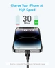 Кабель Anker 322 USB-C to Lightning - 1.8m Nylon чорний (7030799) - зображення 2
