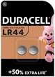 Щелочная батарейка типа "таблетка" Duracell LR44 1.5V (76A / A76 / V13GA) 2 штуки в упаковке (6409648) - изображение 1