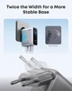 Сітчастий зарядний пристрій Anker GaN Charger 100W, 2xUSB-C PD & 1xUSB-A w Display and Cable сріблястий (7232957) - зображення 5
