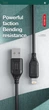 Кабель XO NB235 Zebra Series Braided USB-A to Micro - 1m білий (6976054) - зображення 4