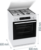 Комбінована плита Electrolux GK6C5WF (7076255) - изображение 7