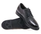 Туфлі комфорт чоловічі Arees Meniwa AM80690-1-1/BLACK LEATHER 43 Чорний - изображение 4