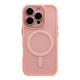 Чохол TPU+PC Magnetic Matte Camera Lens with Magsafe для iPhone 16 Pro Pink - изображение 1