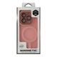 Чохол TPU+PC Magnetic Matte Camera Lens with Magsafe для iPhone 16 Pro Pink - изображение 2