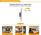 Кронштейн похилий для тв Brateck 47"-100" KL38-69T - зображення 3