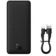 Power Bank Baseus (PPQD090101) 30000mAh 20W + кабель USB-Type-C 0.3m, Black - зображення 1