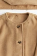 Пальто H&M 1246417 XL бежевий - изображение 2
