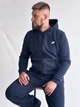 Мужской теплый спортивный костюм на флисе синий 48 - изображение 4